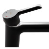 Змішувач для раковини Qtap Grand QTGRABCR001F Chrome/Black