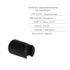 Комплект для ванни Qtap Robin Black: Змішувачі QTROB3060102B+QTROB1060M102B+Тримач QT829910842854OB+Шланг QT054BL43074+Лійка QTRUC125BLM45776