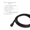 Комплект Qtap Robin Black Matt: Змішувач  QTROB4060102B + Тримач QT829910842854OB + Шланг QTHADPVCSQ160B + Лійка QTRUC125BLM45951
