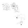 Комплект для умивальника Qtap Spring Chrome: Змішувач QTSPRCRM 0101 +  вилив QTVYT246CRM45930