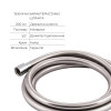Комплект для душу Qtap Stenava Chrome: Змішувач QTST6245102DC + Лійки (QTRUC125CRM45954,QTHLA107CRM45784) + Шланг QTHADPVC200C + QTCRMBH130
