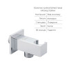 Комплект для душу Qtap Stenava Chrome: Змішувач QTST6245102DC + Лійки (QTRUC125CRM45954,QTHLA107CRM45784) + Шланг QTHADPVC200C + QTCRMBH130