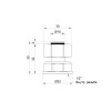 Перехідник обтискний SD Plus 20х1/2