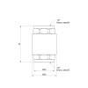 Зворотний клапан SD Plus з латунним штоком 1/2
