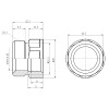 Муфта обтискна SD Forte 20х1/2