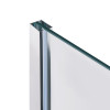 Душова перегородка Qtap Walk-In Standard CRM2011.C8 110х200 см, скло Clear 8 мм, покриття CalcLess