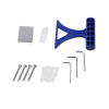 Душова перегородка Qtap Walk-In Standard CRM2011.C8 110х200 см, скло Clear 8 мм, покриття CalcLess