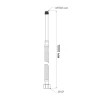 Шланг для підключення змішувача Thermo Alliance Standart (пара) 100 см NYLON M10x1/2