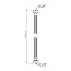Шланг для води Thermo Alliance Standart 20 см NYLON 1/2