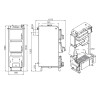 Котел твердопаливний сталевий Thermo Alliance Vulcan V 4.0 SF 35