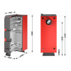 Котел твердопаливний сталевий Thermo Alliance Vulcan V 4.0 SF 40
