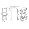 Котел твердопаливний сталевий Thermo Alliance Vulcan V 4.0 SF 15