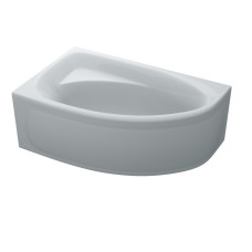 Ванна акрилова асиметрична ELLA 160x100 L + ноги + екран під ванну ( А0045127 )
