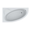 Ванна акрилова асиметрична GLORIA 160x90 L + ноги + екран під ванну ( А0045130 )