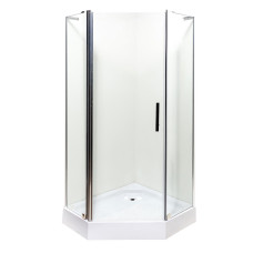 Душова кабіна INSANA Ethna Clear P91 з розмірами 90x90x200 і мілким піддоном ( А0046232 )