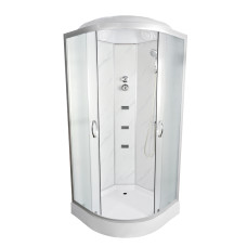 Гідробокс TKF100/1 Білий оникс WG 100х100x215 мілкий піддон ( А0046385 )