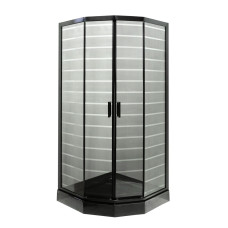 Душова кабіна INSANA Ida Black P 92/5 B LN 90х90х205 мілкий піддон ( А0048480 )