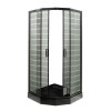 Душова кабіна INSANA Ida Black P 92/5 B LN 90х90х205 мілкий піддон ( А0048480 )