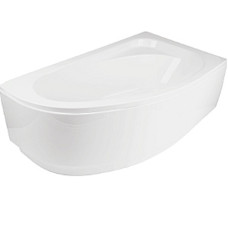 Ванна акрилова асиметрична Cornea 140x80 R з ногами і панеллю ( А0050978 )
