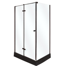 Душова кабіна INSANA Adriana Black M 100х80х210 мілкий піддон 14см ( А0051343 )