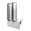 Душева шторка Vivia Tiffani Black 110x140 ( А0052825 )