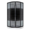 Душова кабіна VIVIA 091 Black s line JK New 90*90*191 мілкий піддон ( А0055604 )
