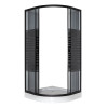 Душова кабіна VIVIA 091 Black s line JK New 90*90*191 мілкий піддон ( А0055604 )
