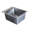 Мийка кухонна LEIF 4050 з нержавіючої сталі 40*50*23 satin ( А0056964 )