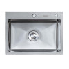 Мийка кухонна LEIF 6045 з нержавіючої сталі 60*45*23 satin ( А0056968 )