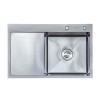 Мийка кухонна SIDER R 7850 з нержавіючої сталі 78*50*23 satin ( А0056976 )