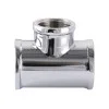 Трійник SOLOMON 1″х3/4″х1″ ВВВ хром 8202