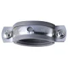 Хомут в зборi CR  1  1/4″ (42-47мм) з гвинтом-шурупом 8*80 та дюбелем в уп., сірий