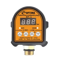 Електронне реле тиску Optima  EP-1 з захистом сухого ходу