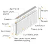 Радіатор сталевий панельний OPTIMUM 22 бок 600x500