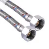 Шланг нержавіюча сталь ECO FIX 1/2″х1/2″ ВВ  0,2 м EPDM