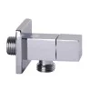 Кран напівобертовий кутовий SOLOMON 1/2″х1/2″ CUBE 7078 ( 2 шт.)