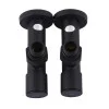 Набір Кран вентильний кутовий з американкою SOLOMON LUX 1/2″  7777  (2шт.) BLACK   (1уп)