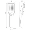 Душова лійка Globus Lux SH651-BB-P