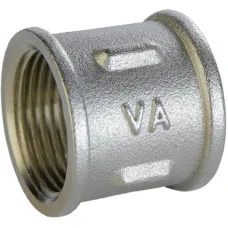 Муфта нікельована 1 1/4″ВР х 1 1/4″ВР ливарна А0308А(нк) VA
