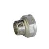 Перехідник редукційний нікельований 1/2″ВР х 3/8″ЗР штампований А0619А(нк) VA