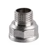 Перехідник редукційний нікельований 1/2″ВР х 3/8″ЗР штампований А0619А(нк) VA