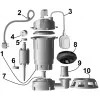 Насос дренажний VOLKS pumpe QDX1500 1,5кВт