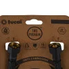 Шланг водяний TUCAI TAQ PREMIUM GRIF 1/2″x1/2″ BВ 0,4м.АНТИКОР. ACB HG-1212-400  (Чорний Мат) 209969