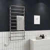 Рушникосушарка електрична Стандарт П10 500х1200 Deffi нержавіюча сталь (Хром, EF16, Ліве підключення)