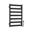 Рушникосушарка електрична Harmony П7 500х800 Deffi фарбована сталь (Чорний, JD04, Праве підключення)