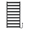 Рушникосушарка електрична Harmony П9 500х1000 Deffi фарбована сталь (Чорний, JD04, Праве підключення)