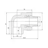 Кутик PPR Blue Ocean 20х1/2