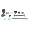 Мийка для кухні інтегрована Lidz Handmade H7849BL крило ліворуч (LDH6545BPVD43623) Brushed Black PVD 3,0/1,0 мм