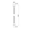 Шланг Lidz Niagara 04 2 м LDNIA04CRM35453 Chrome