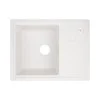 Кухонна мийка Lidz 620x435/200 WHI-01 (LIDZWHI01620435200)